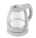 Adler AD 1283G Glas Wasserkocher 1 L 1100 Watt grau