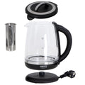Camry CR 1290 Wasserkocher Glas mit Temperatureinstellung 2 L 2200 Watt
