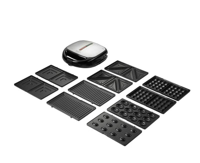 Adler AD 3040 Sandwichmaker 5in1 Kontaktgrill Waffeleisen Nuss-Maker