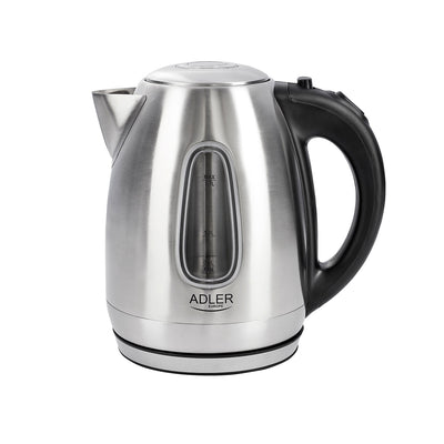 Adler AD 1223 Wasserkocher Edelstahl 1,7 L 2200 W LED-Anzeige