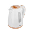 Adler AD 1264 Wasserkocher 1,7 Liter 2200 Watt Kalkfilter weiß / beige