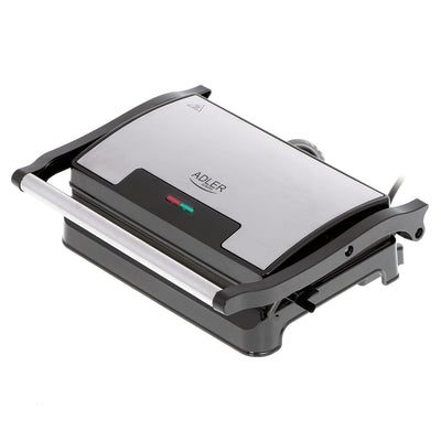 Adler AD 3052 Elektrogrill Tischgrill Grill 23x14,5 cm 1200 Watt