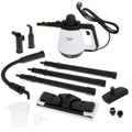 Adler AD 7038 Dampfreiniger 120°C 2000 Watt 450 ml + 1x zusätzliches Ersatztücher-Set