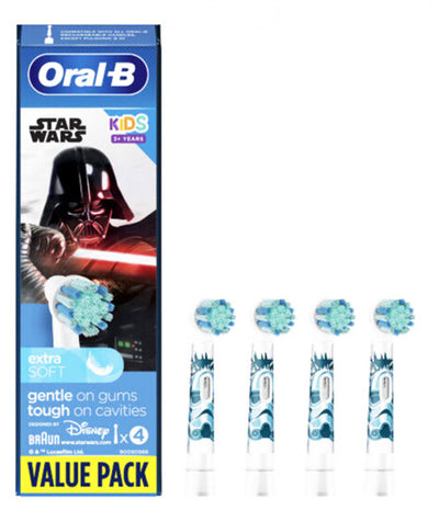 Braun Oral-B EB 10-S4 Kids Star Wars Aufsteckbürsten extra Soft 4er-Pack