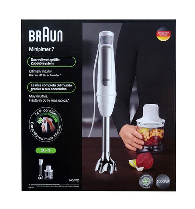 Braun MQ 7020WH MultiQuick 7 Stabmixer weiß 1000 Watt