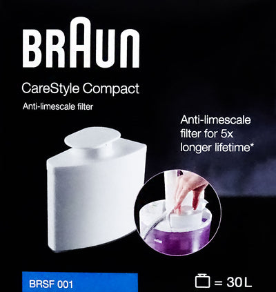 Braun BRSF001 CareStyle Compact Antikalk-Filter für Dampfbügelstation