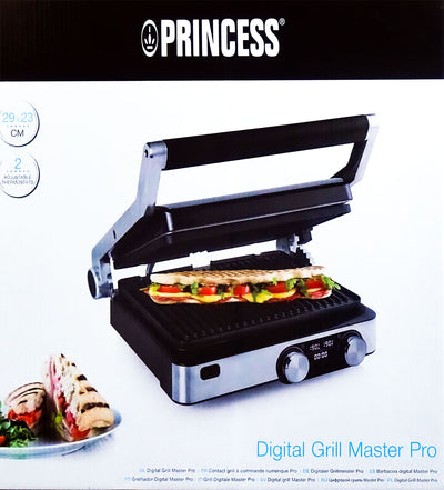 Princess 117310 Master Pro Digitaler Kontaktgrill, Tischgrill
