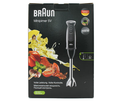 Braun MQ 5237 Multiquick 5V Stabmixer-Set schwarz