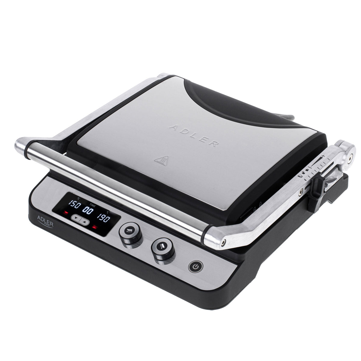 Adler AD 3059 Elektrischer Grill LED 2in1 Tischgrill und Kontaktgrill