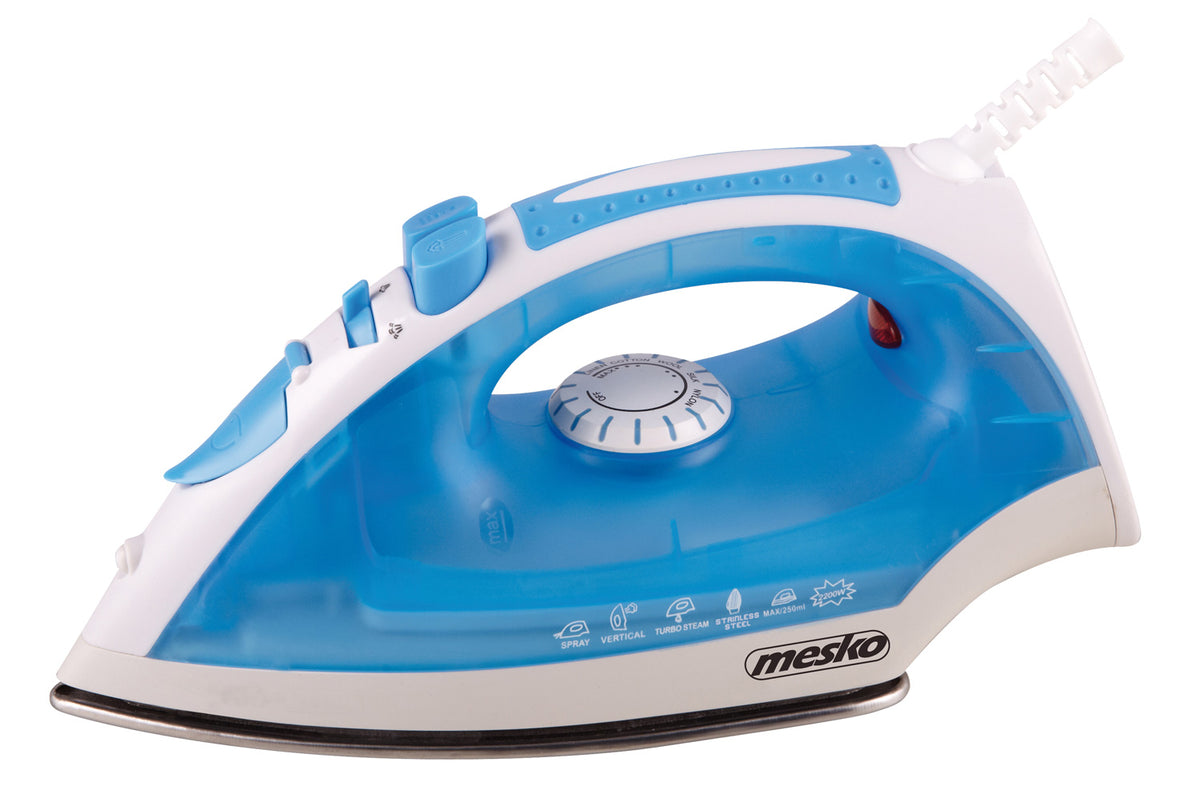 Mesko MS 5023 Dampfbügeleisen 2200 Watt blau / weiß