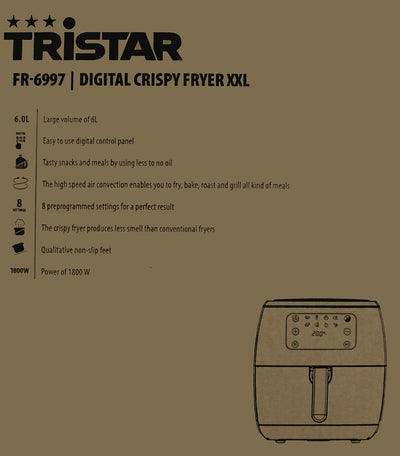 Tristar FR-6997 Heißluftfritteuse