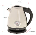 Camry CR 1344c Wasserkocher 1,7 Liter creme