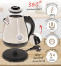 Camry CR 1344c Wasserkocher 1,7 Liter creme