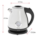 Camry CR 1344w Wasserkocher 1,7 Liter weiß