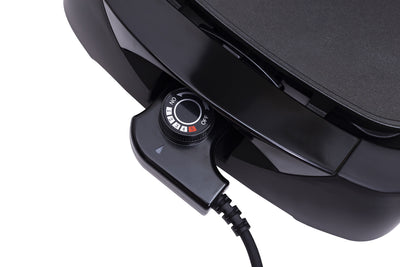 Adler AD 6610 Elektrogrill Tischgrill mit Glasdeckel 2 Grillflächen flach/gekerbt