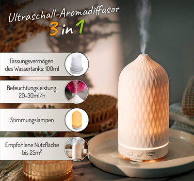 Camry CR 7970 3in1 Ultraschall Aroma Diffusor, Luftbefeuchter