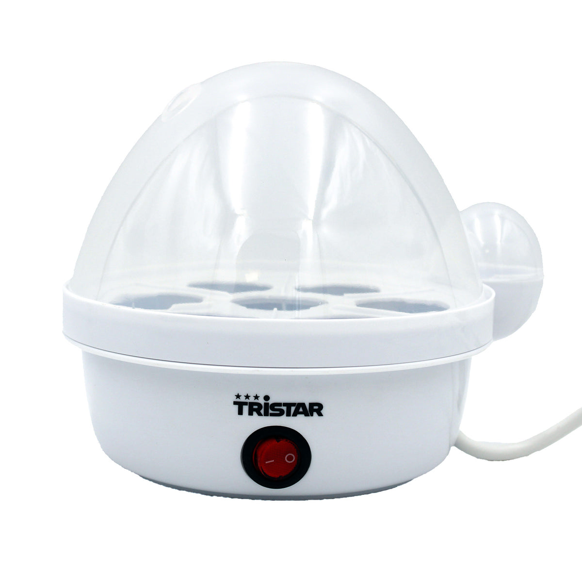 Tristar EK-3074 Eierkocher für bis zu 7 Eier, weiß