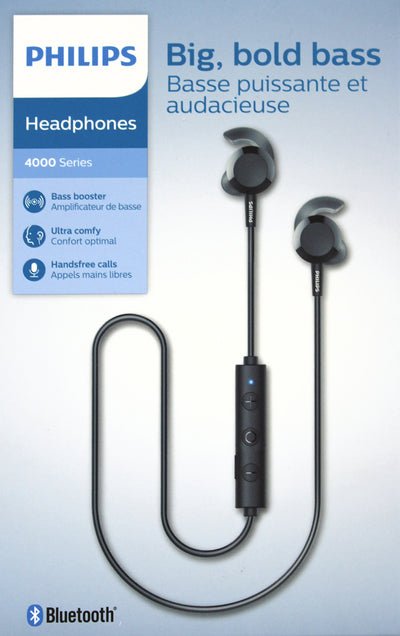 Philips TAE4205BK/00 Kabellose In-Ear-Kopfhörer schwarz