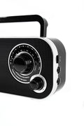 Camry CR 1140b tragbares Radio schwarz UKW/AM, Batterie/Netz