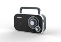 Camry CR 1140b tragbares Radio schwarz UKW/AM, Batterie/Netz