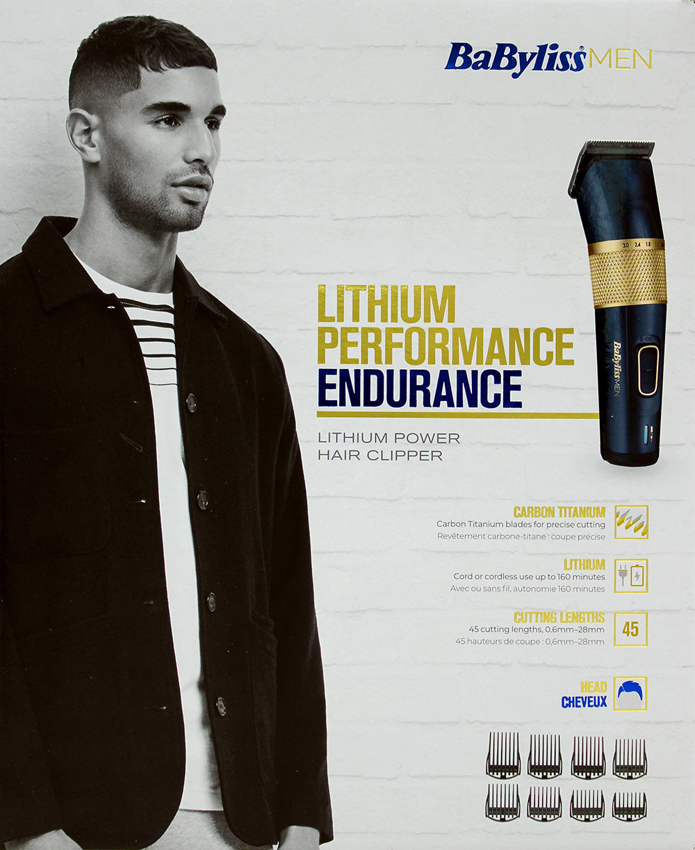 BaByliss E986E Lithium Power Netz/Akku Haarschneider