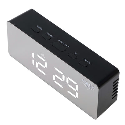 Adler AD 1189b Wecker, 3 Modi, LED-Display, Temperaturanzeige