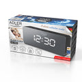 Adler AD 1189b Wecker, 3 Modi, LED-Display, Temperaturanzeige