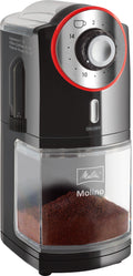 Melitta 1019-01 Molino Kaffeemühle schwarz/rot