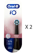 Braun Oral-B IO Gentle Care Schwarz Ersatzbürsten 8er Pack