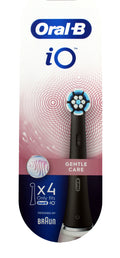 Braun Oral-B IO Gentle Care Schwarz Ersatzbürsten 4er Pack