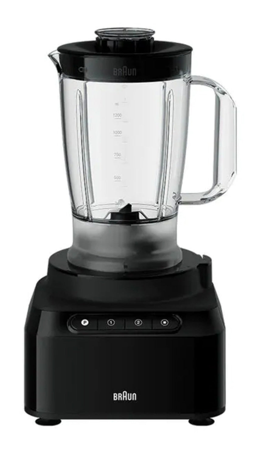Braun FP3132BK PurEase Kompakt-Küchenmaschine schwarz