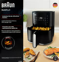 Braun HF3030BK MultiFry3 Heißluftfritteuse schwarz