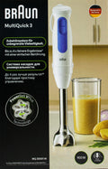 Braun MQ30001MWH MultiQuick 3 Stabmixer weiß/blau 900 Watt