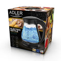 Adler AD 1274b Glas-Wasserkocher 1.7L schwarz