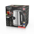 Adler AD 1340 Edelstahl-Wasserkocher 1,7L  mit Temperatureinstellung