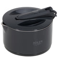 Adler AD 1377 Reise-Wasserkocher 0,6 l Silikon grau