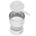 Adler AD 1377 Reise-Wasserkocher 0,6 l Silikon weiss