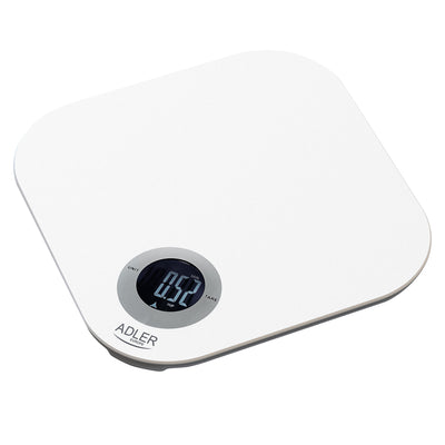 Adler AD 3180 Küchenwaage bis 10 kg LCD Display weiß