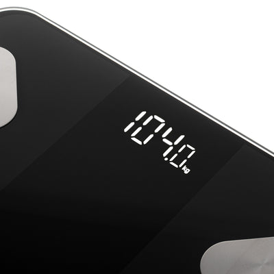 Adler AD 8186 Personenwaage Tuya Smart mit App Bluetooth schwarz