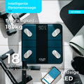 Adler AD 8186 Personenwaage Tuya Smart mit App Bluetooth schwarz