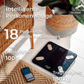 Adler AD 8186 Personenwaage Tuya Smart mit App Bluetooth schwarz