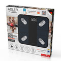 Adler AD 8186 Personenwaage Tuya Smart mit App Bluetooth schwarz