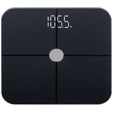 Adler AD 8187 Personenwaage Smart mit App Bluetooth schwarz