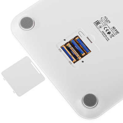 Adler AD 8187 Personenwaage  Smart mit App Bluetooth weiß