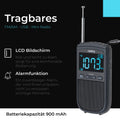 Camry CR 1905 Tragbares Mini-Radio 6x2x11cm LCD-Anzeige USB