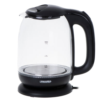 Mesko MS 1302 Glas-Wasserkocher 1,7 L 2200W schwarz