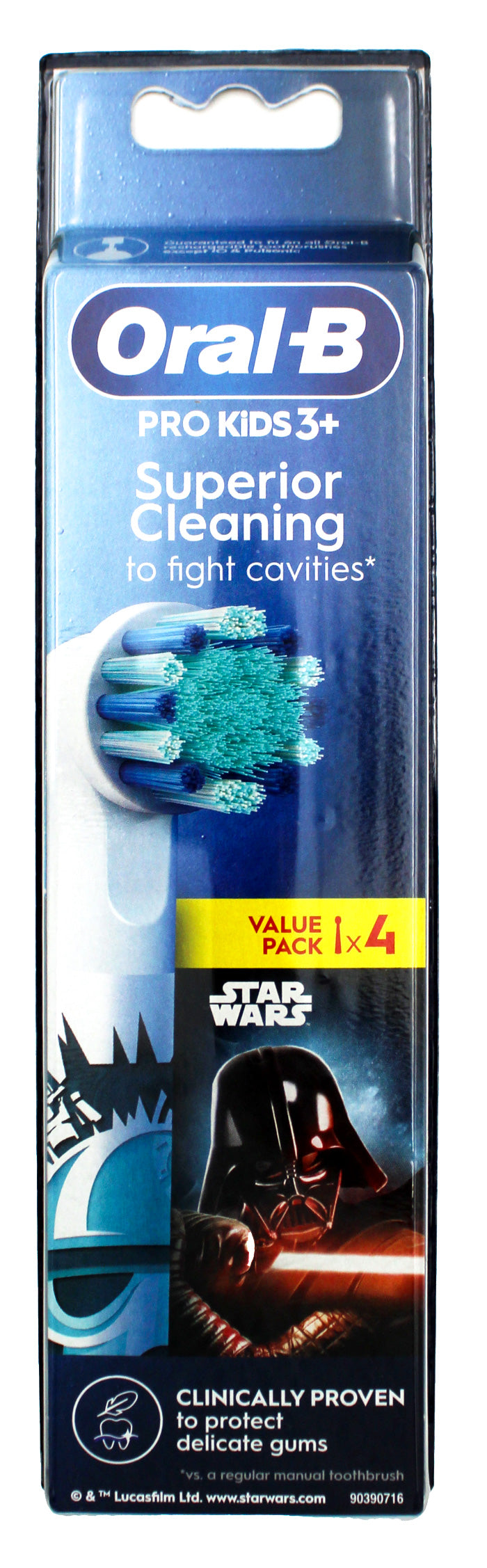 Braun Oral-B EB 10S-4 Pro Kids Star Wars Aufsteckbürsten 4er-Pack