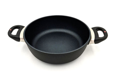 Swiss Diamond XD6824IC Antihaft-Bräter Kasserolle mit Glasdeckel 24cm 3L