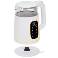Adler AD 1305wg Wasserkocher 1,7L mit Temperatureinstellung weiß/gold