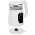 Adler AD 1305ws Wasserkocher 1,7L mit Temperatureinstellung weiß / silber